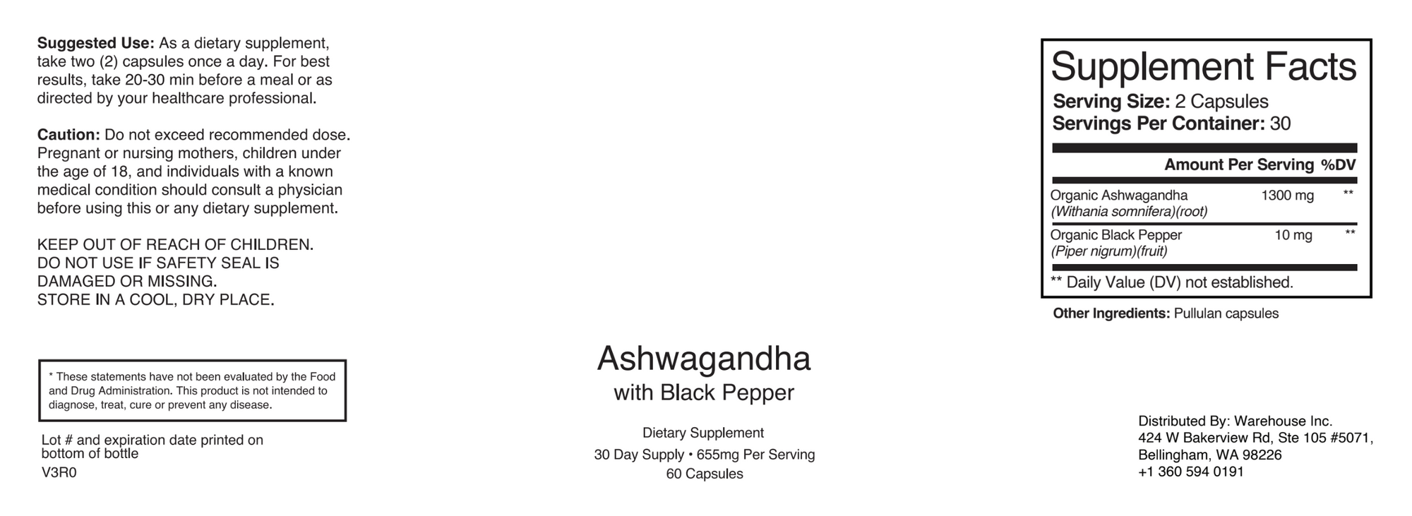 Ashwagandha with Black Pepper